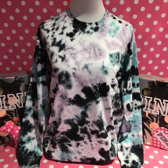 PINK Victoria's Secret Tops - 🚫SOLD🚫NWT VS PINK tie dye Campus Tee